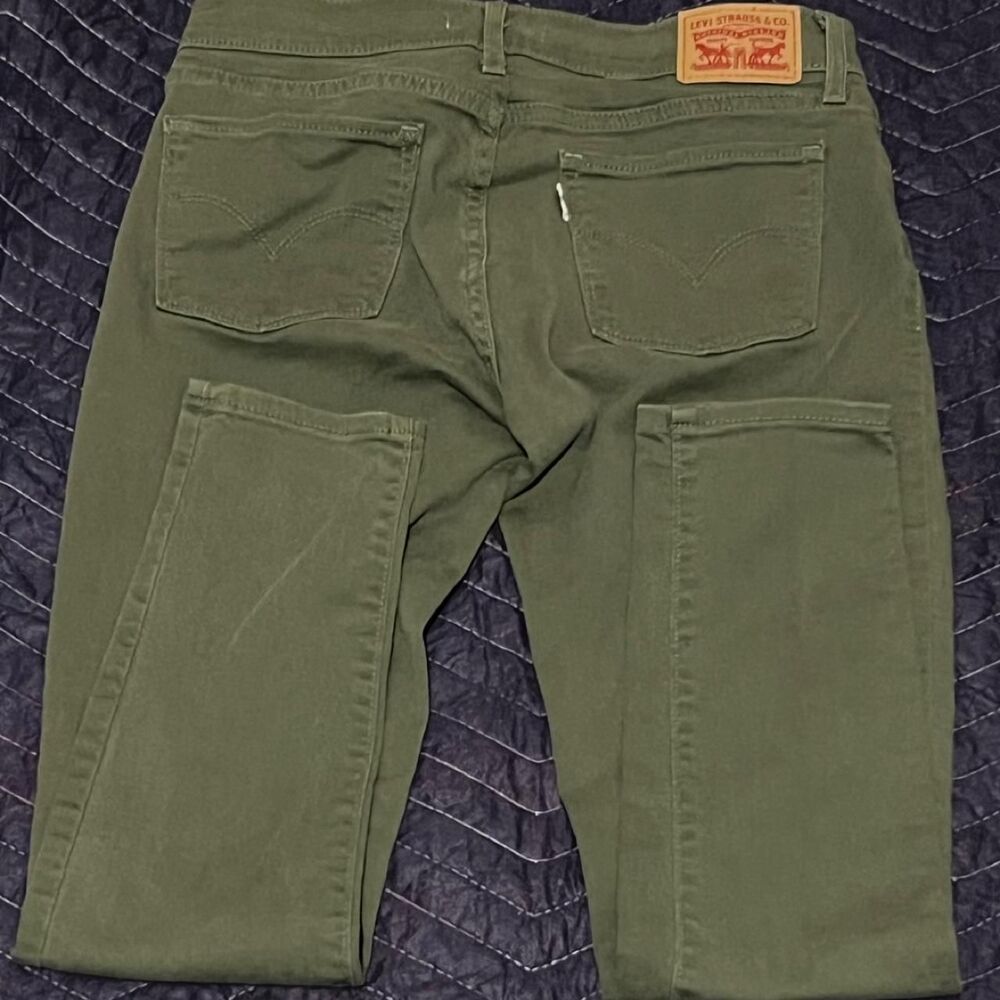 Levi-s Women's Green and Khaki Jeans